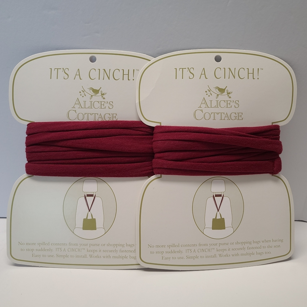 Alice's Cottage Burgundy It's A Cinch Purse Holders